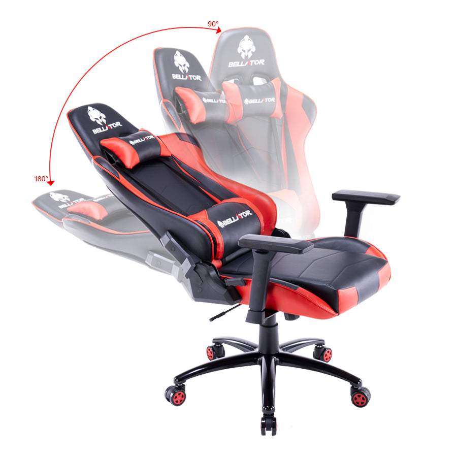 Silla Gamer PRO Serie Helios Roja